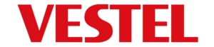 Vestel Logo, Partner der Desksharing Software.