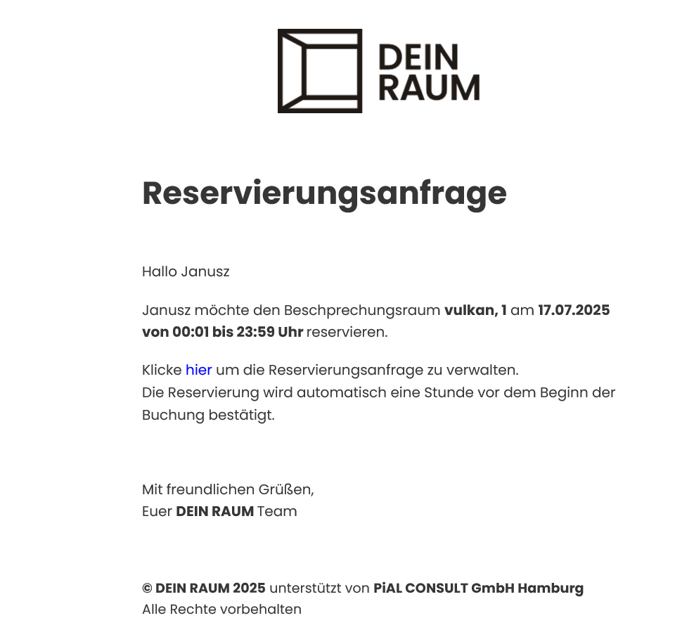 Grundrissansicht mit belegten, freien und reservierten Arbeitsplätzen sowie Raumbezeichnungen.