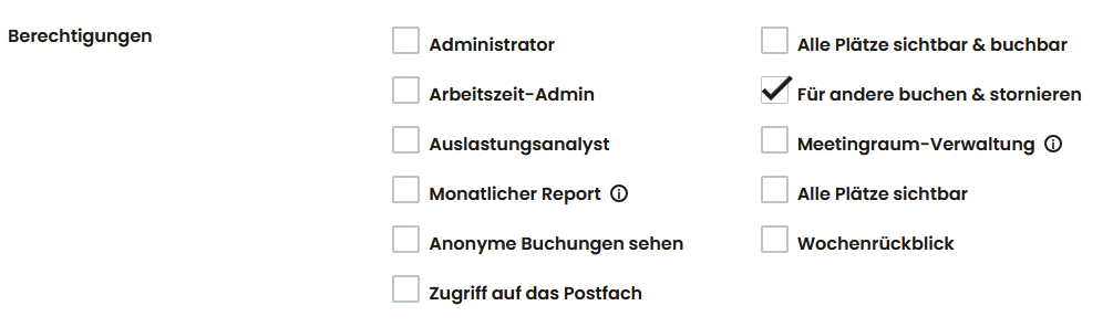 Grundrissansicht mit belegten, freien und reservierten Arbeitsplätzen sowie Raumbezeichnungen.