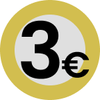 3 €