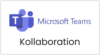 Microsoft‑Teams‑Symbol mit Fokus auf Kollaboration und integrierte Raumbuchung im Team.